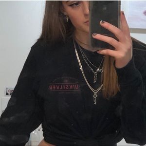 Navy blue Quicksilver long sleeved tee shirt